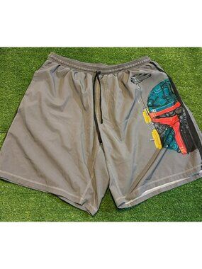 Project X shorts mens 4XL gray lighweight hoop weightlifting gym 10" inseam